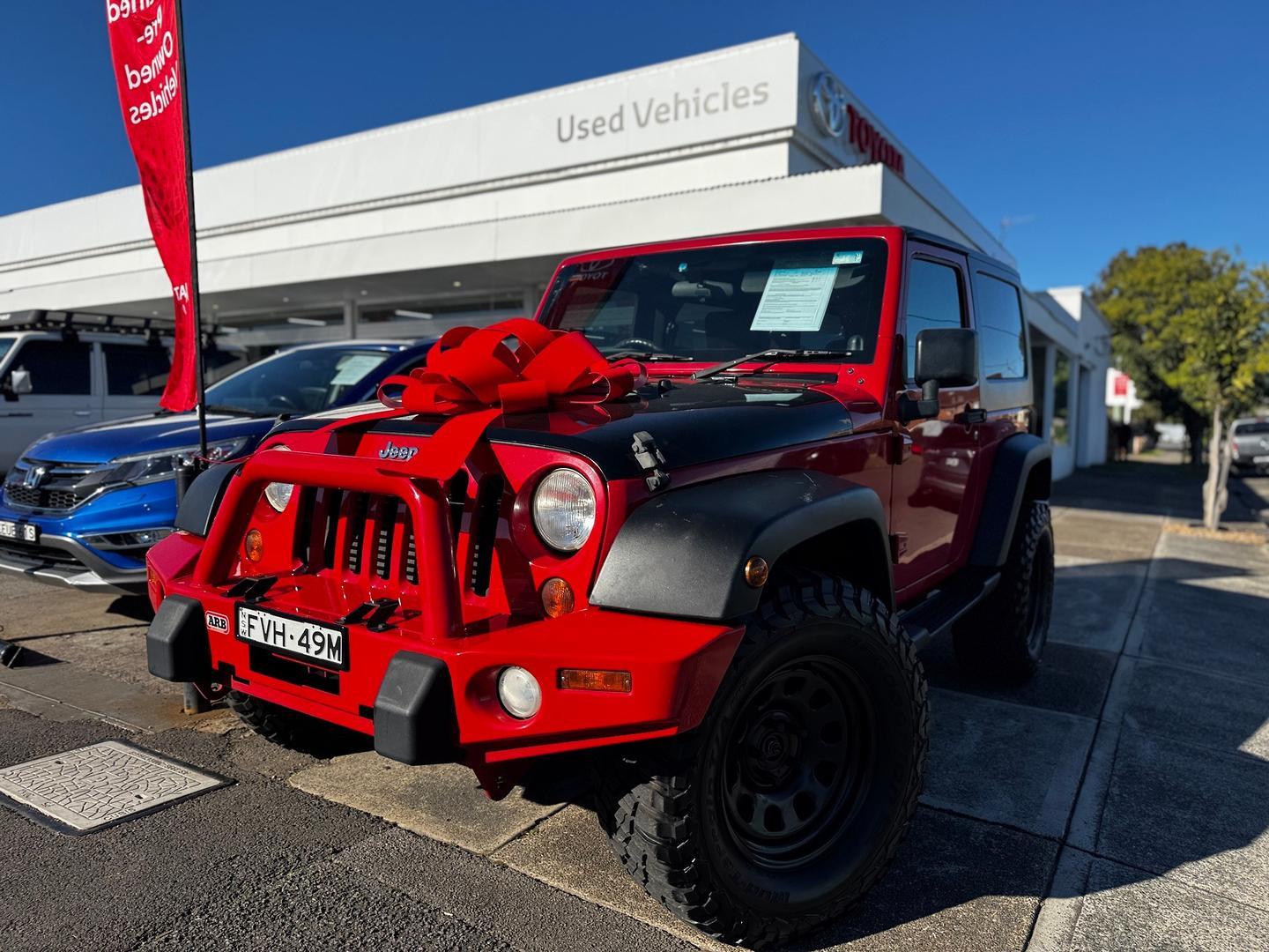 2010 Jeep Wrangler Sport in Red