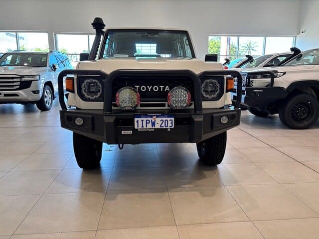2025 Toyota Landcruiser WorkMate in White
