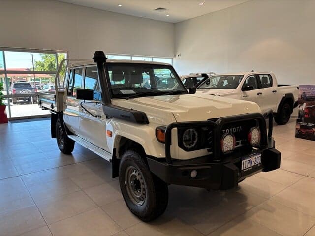 2025 Toyota Landcruiser WorkMate in White