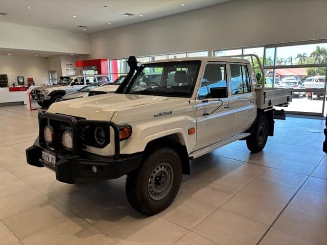 2025 Toyota Landcruiser WorkMate in White