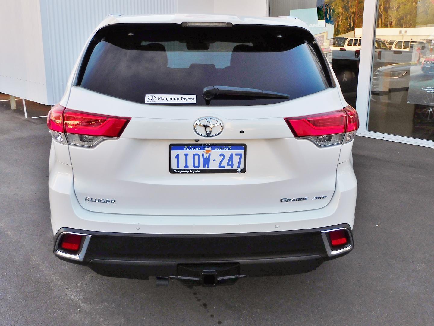 2018 Toyota Kluger Grande AWD in White