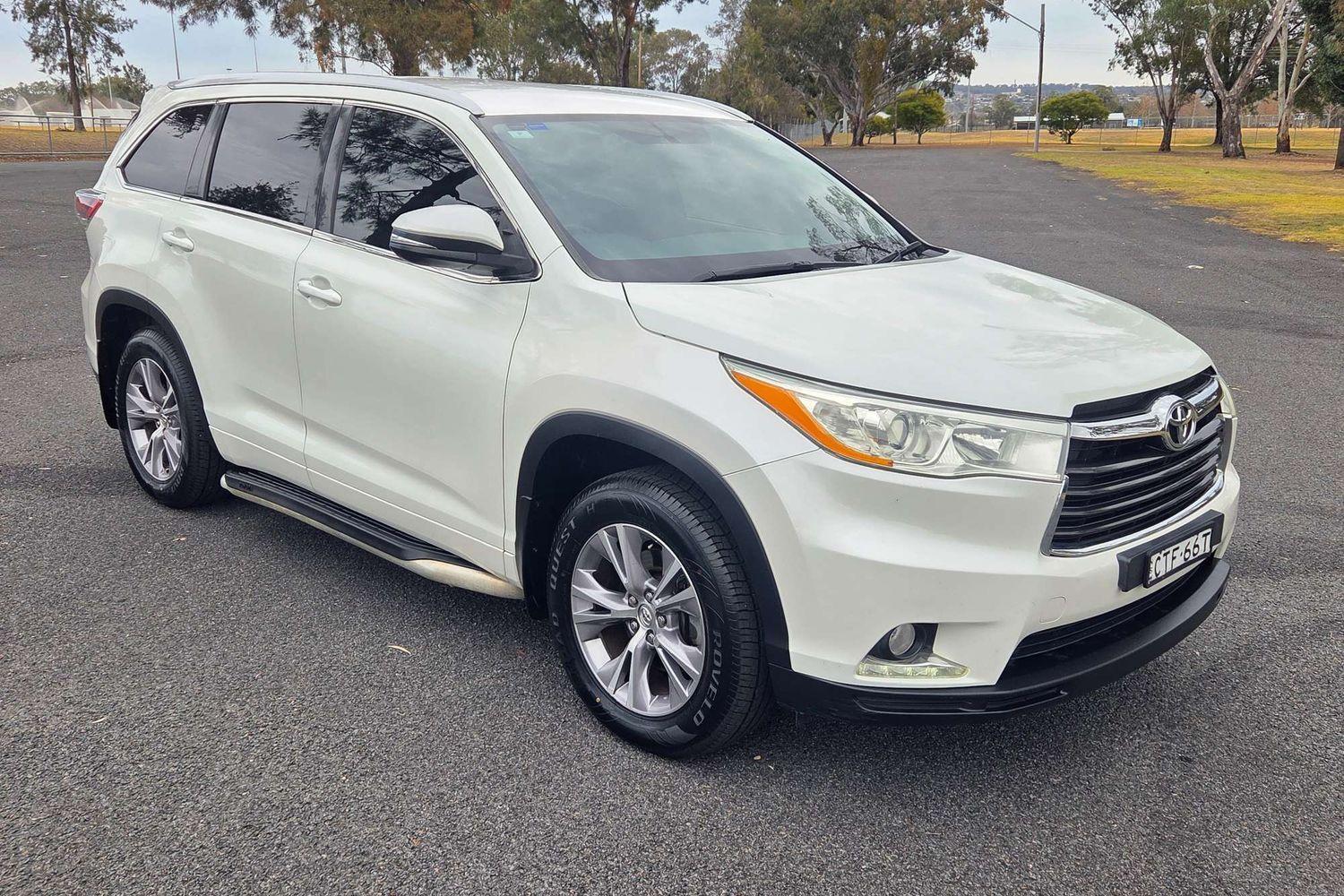 2015 Toyota Kluger GX AWD in White