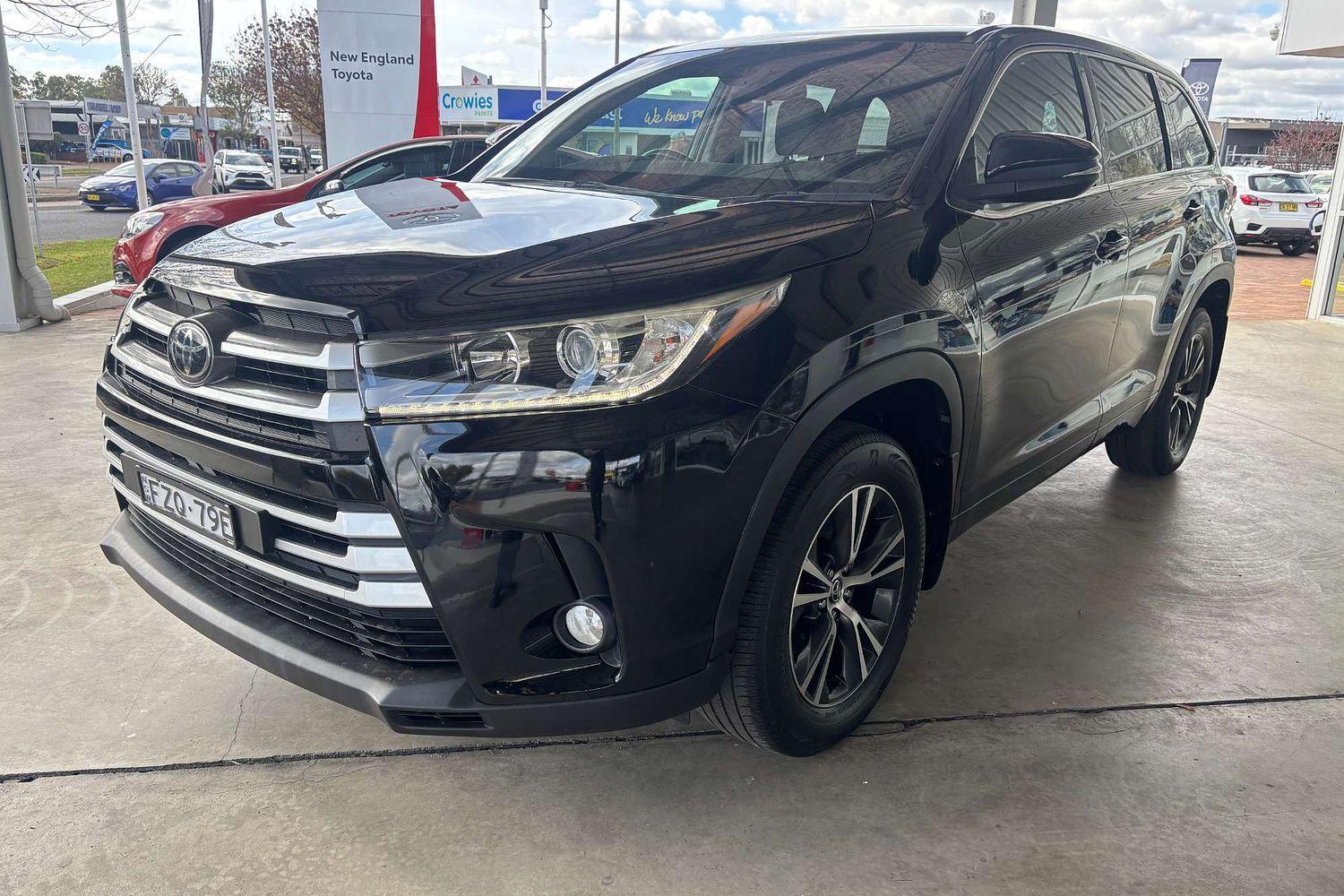 2019 Toyota Kluger GX in Black