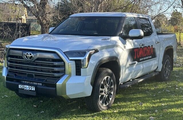 2025 Toyota Tundra Limited in White