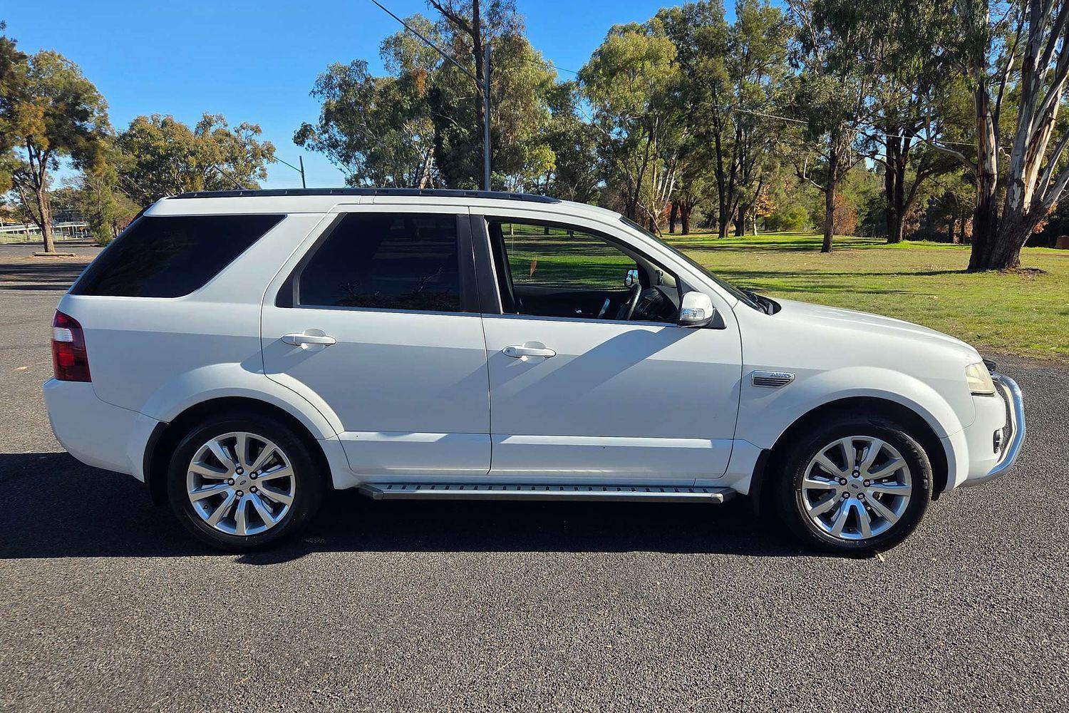 2010 Ford Territory Ghia in Winter White
