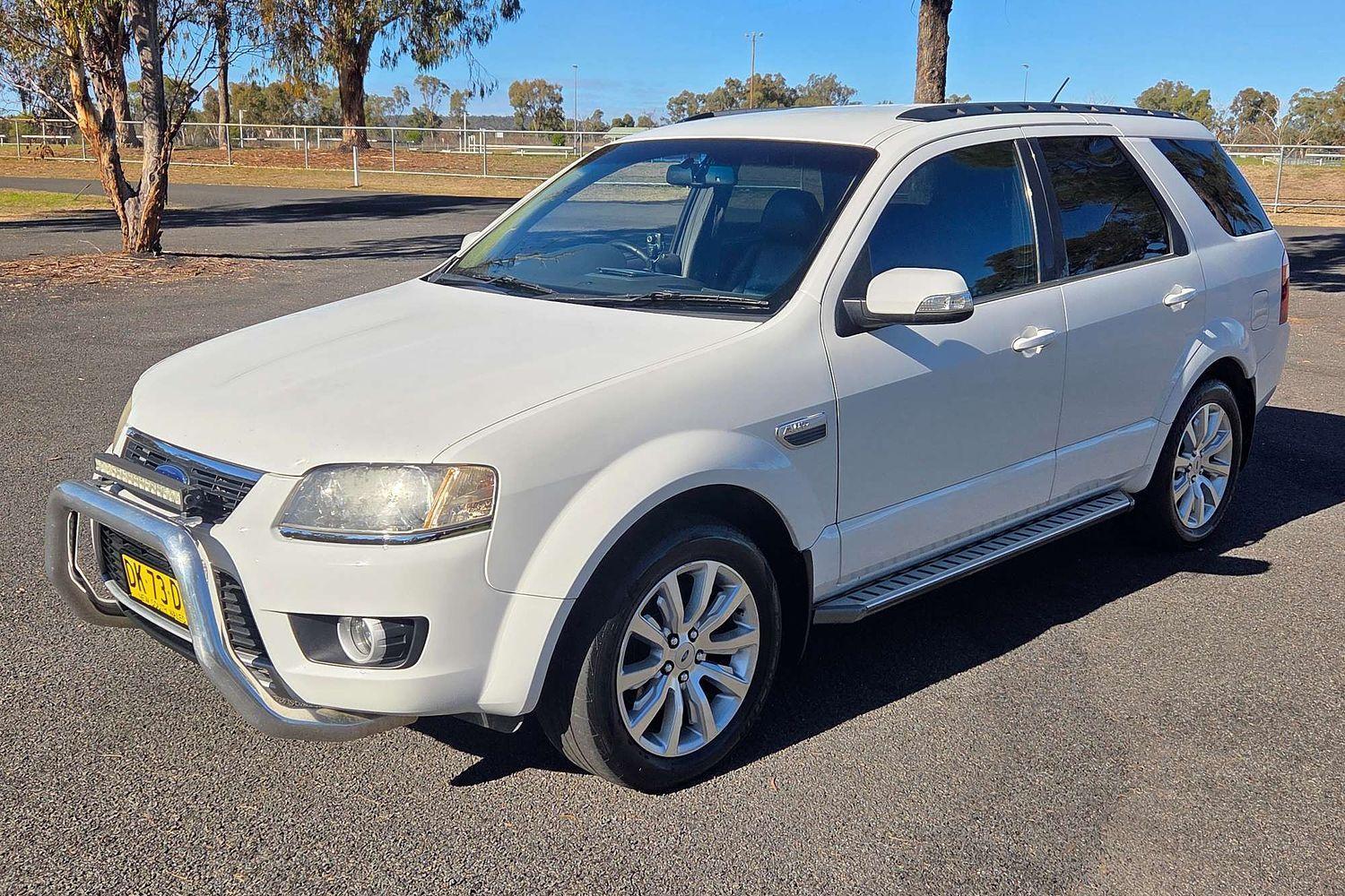 2010 Ford Territory Ghia in Winter White