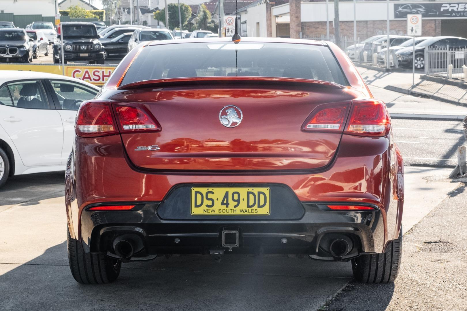 2015 Holden Commodore SV6 Storm in Red