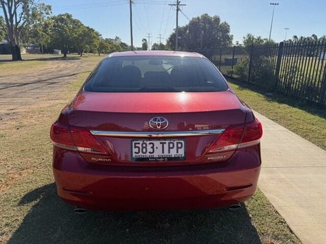 2011 Toyota Aurion Prodigy in Red