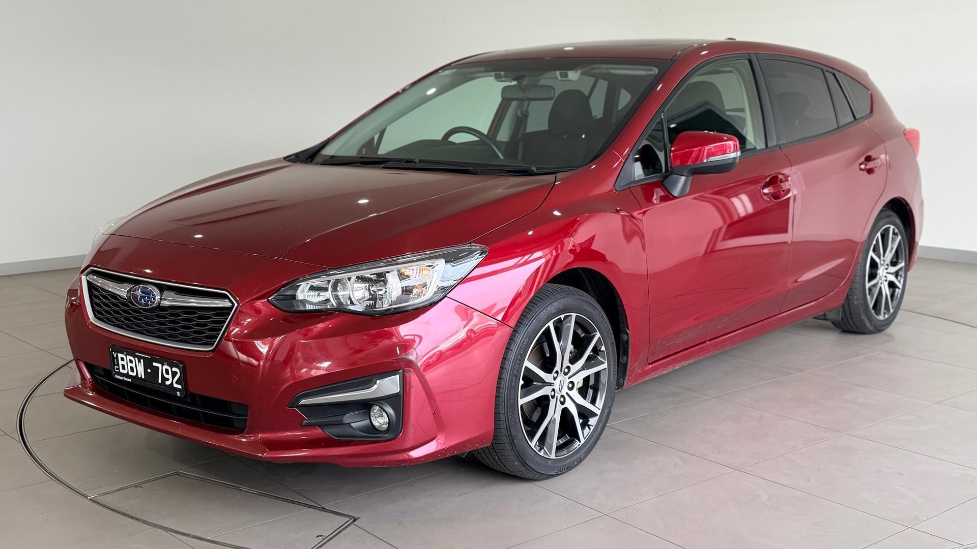 2018 Subaru Impreza 2.0i Premium in Red