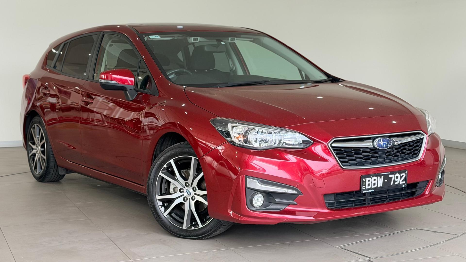 2018 Subaru Impreza 2.0i Premium in Red
