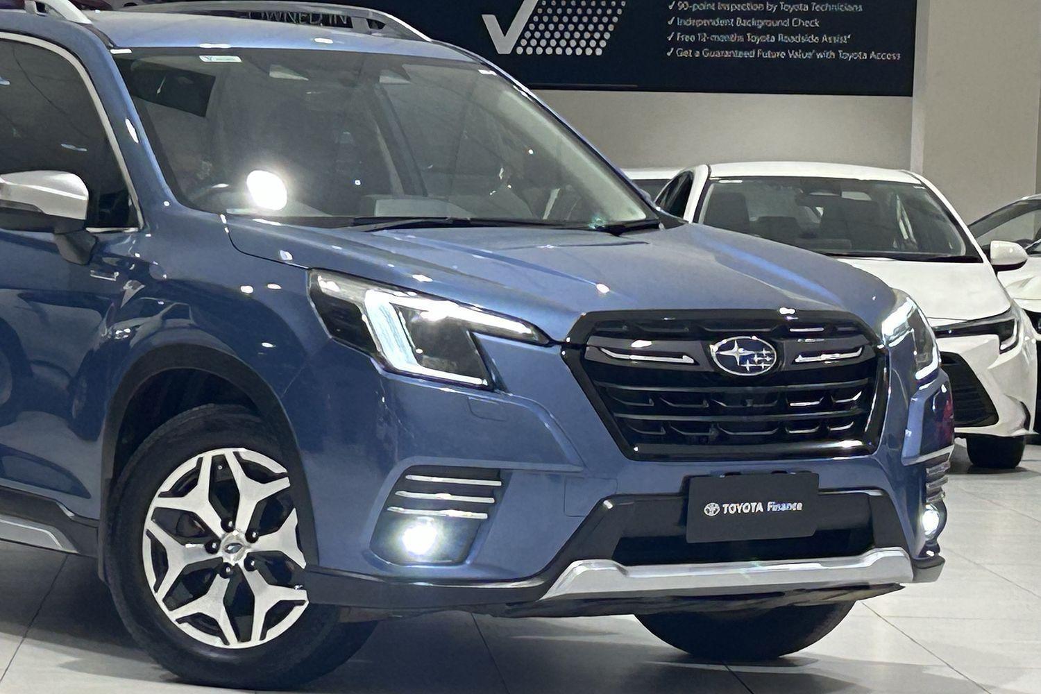 2022 Subaru Forester Hybrid L in Horizon Blue