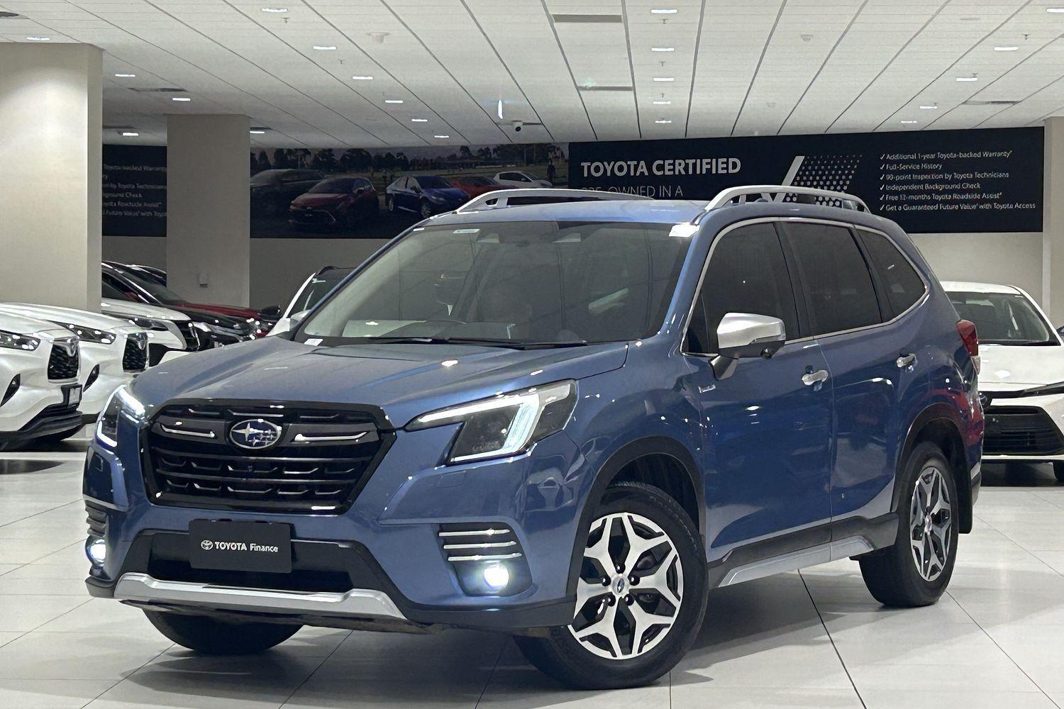 2022 Subaru Forester Hybrid L in Horizon Blue