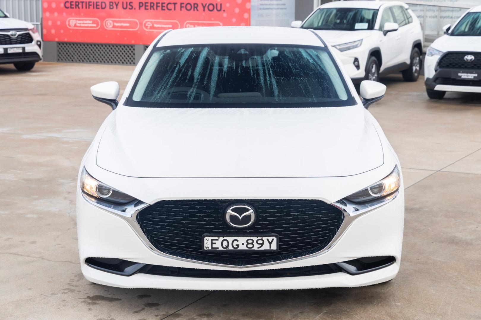 2021 Mazda 3 G25 GT in Snowflake White Pearl Mica