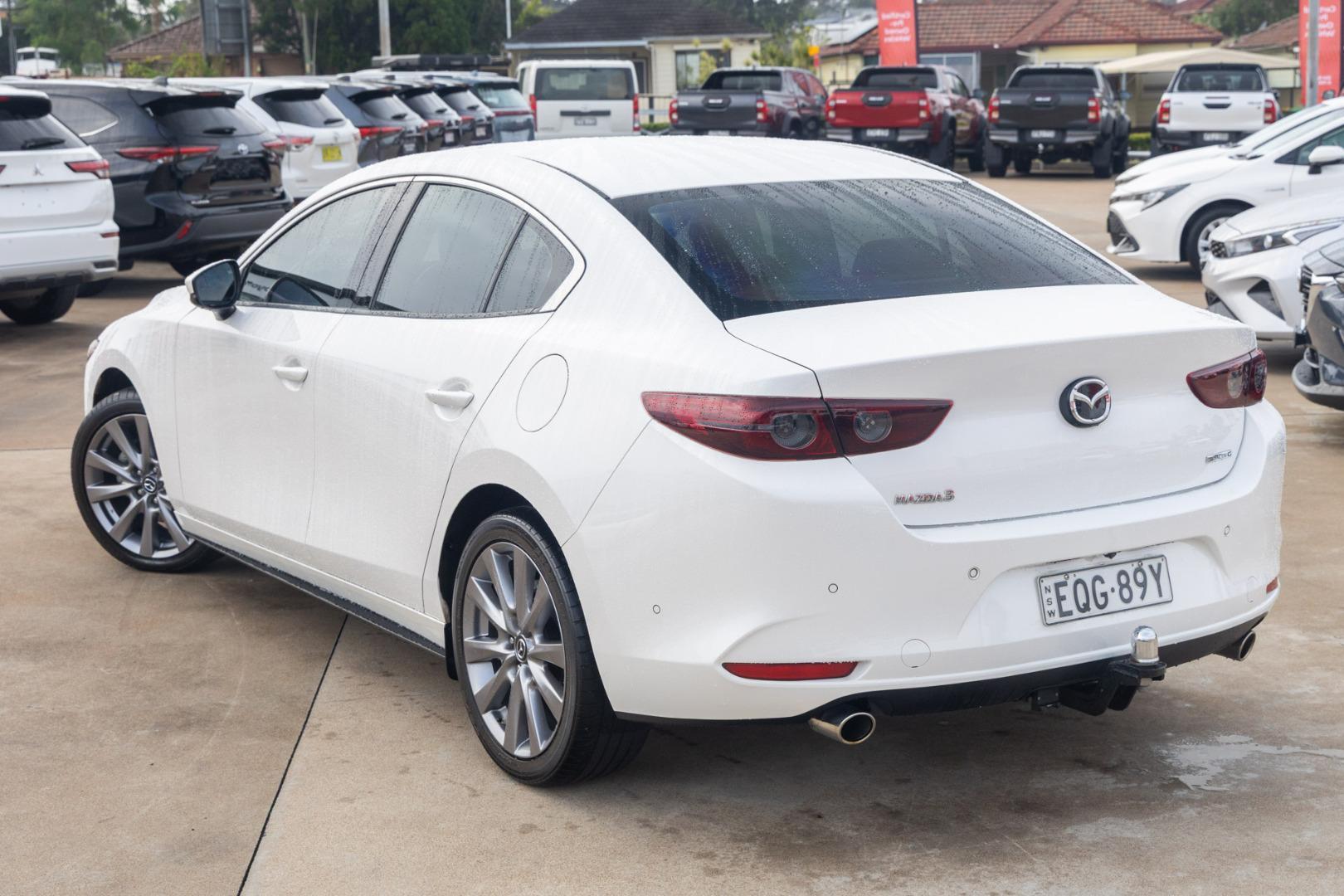 2021 Mazda 3 G25 GT in Snowflake White Pearl Mica