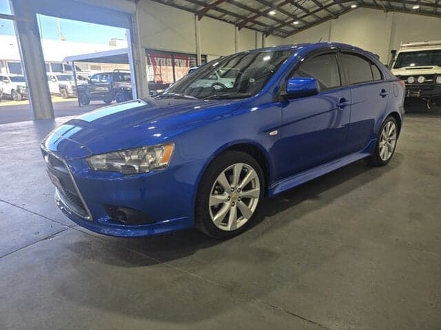 2014 Mitsubishi Lancer GSR in Blue