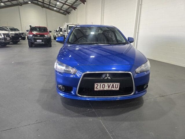 2014 Mitsubishi Lancer GSR in Blue