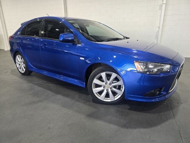 2014 Mitsubishi Lancer GSR in Blue