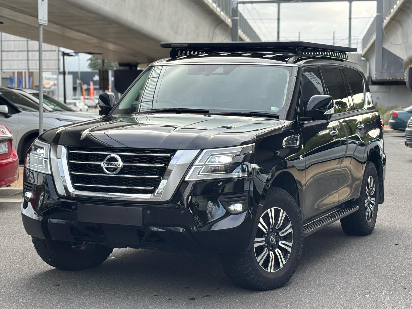 2020 Nissan Patrol Ti in Black