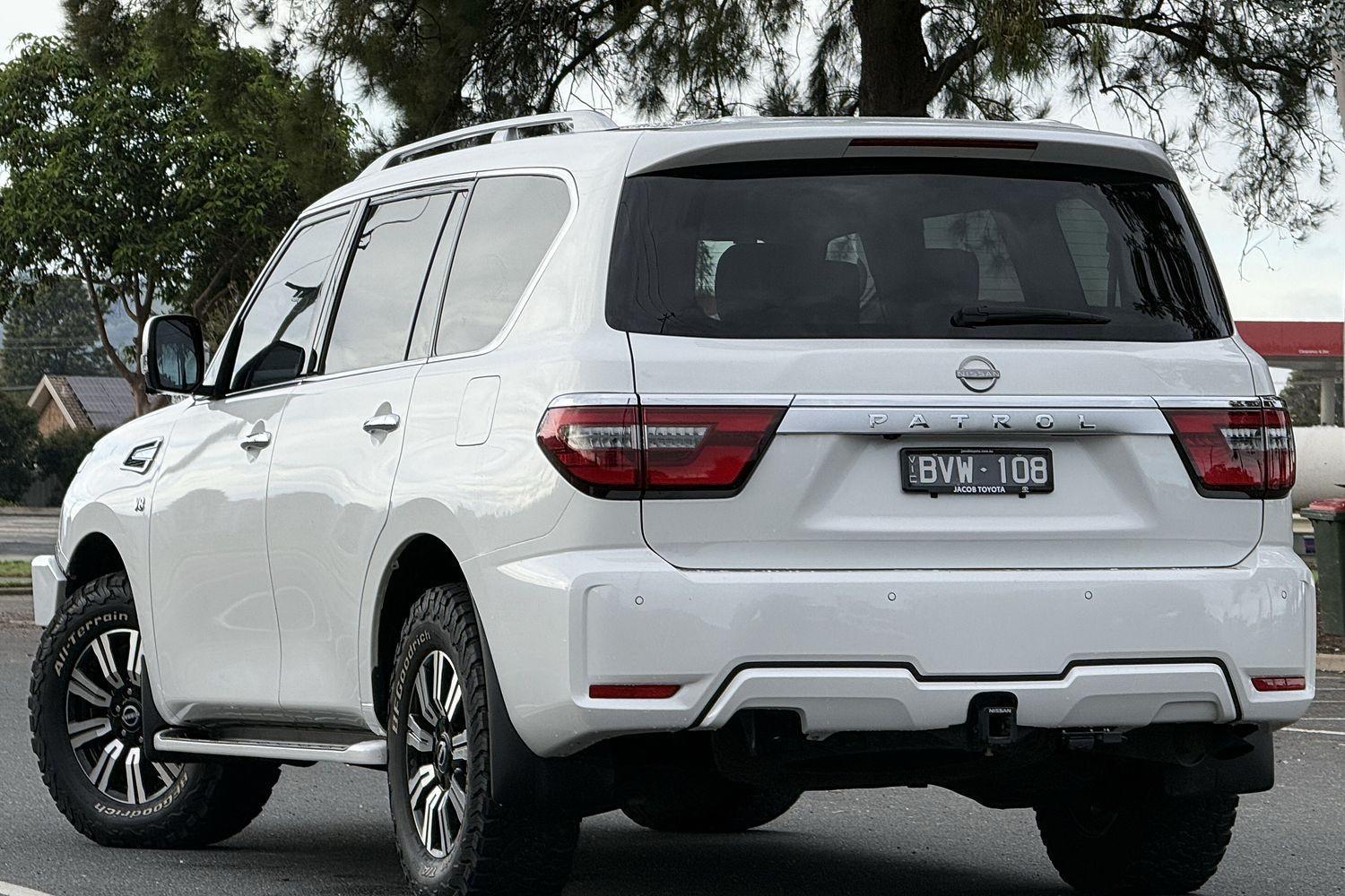 2021 Nissan Patrol Ti-L in Moonstone White