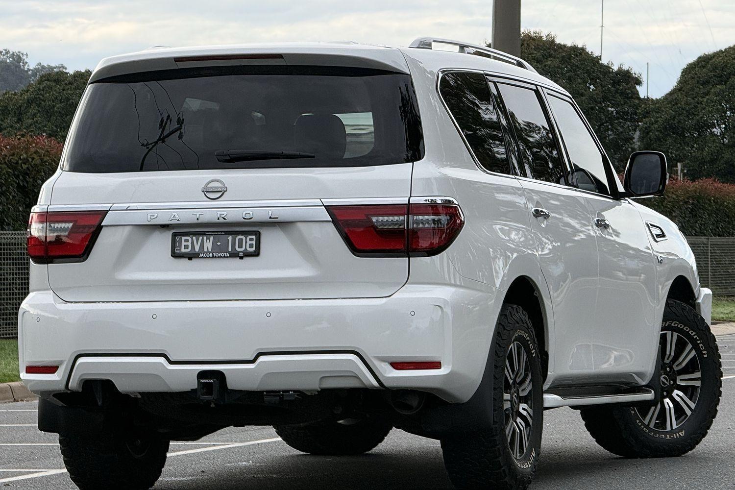 2021 Nissan Patrol Ti-L in Moonstone White
