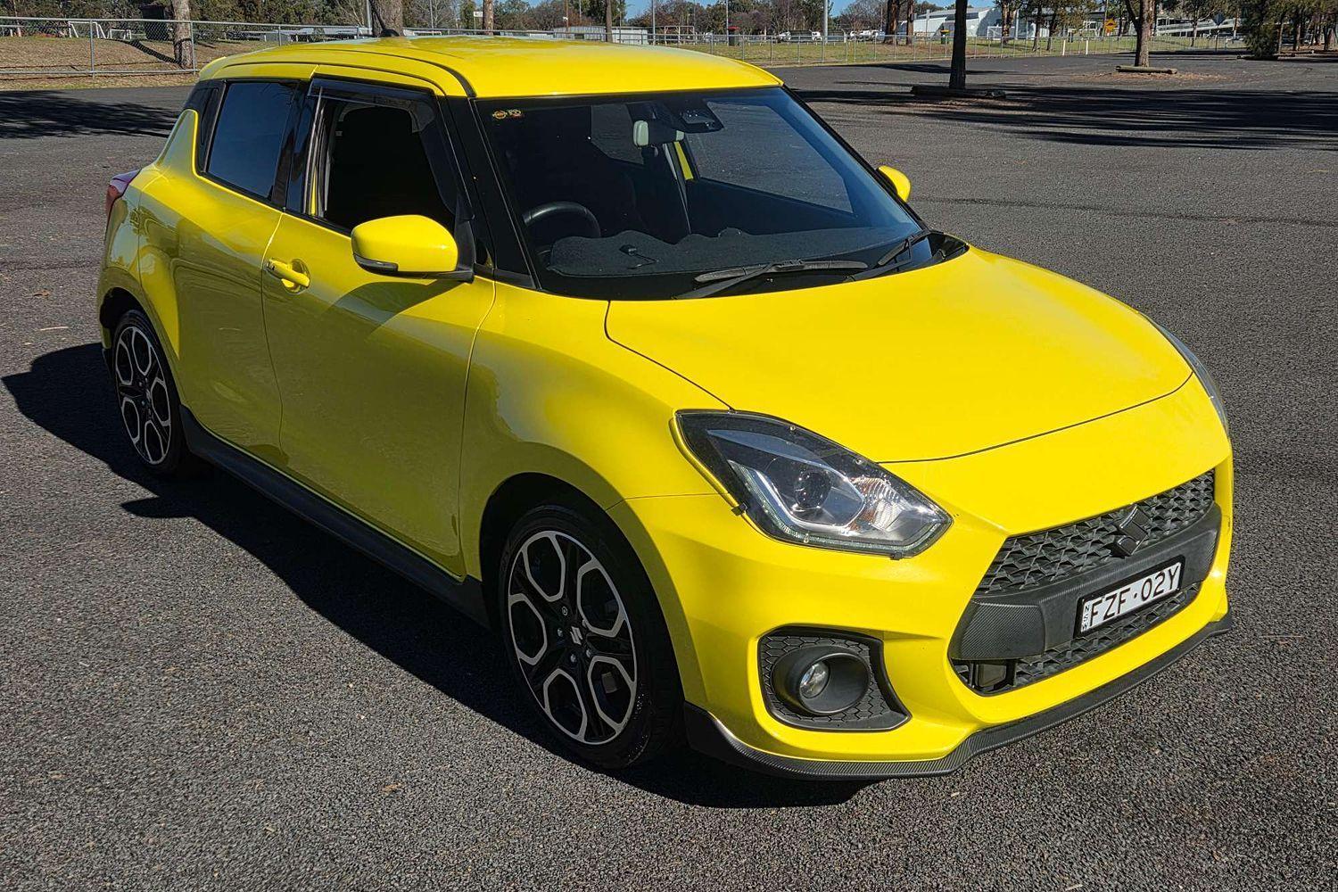 2018 Suzuki Swift Sport in Champion Yellow