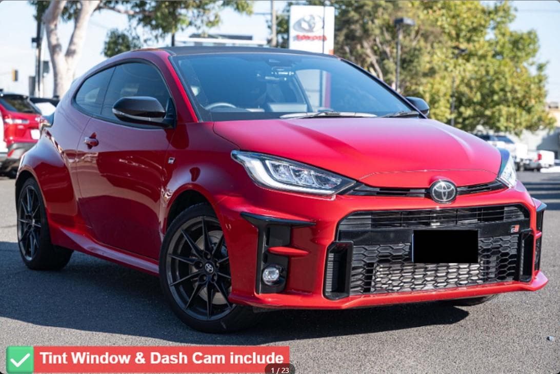 2021 Toyota Yaris GR in Red