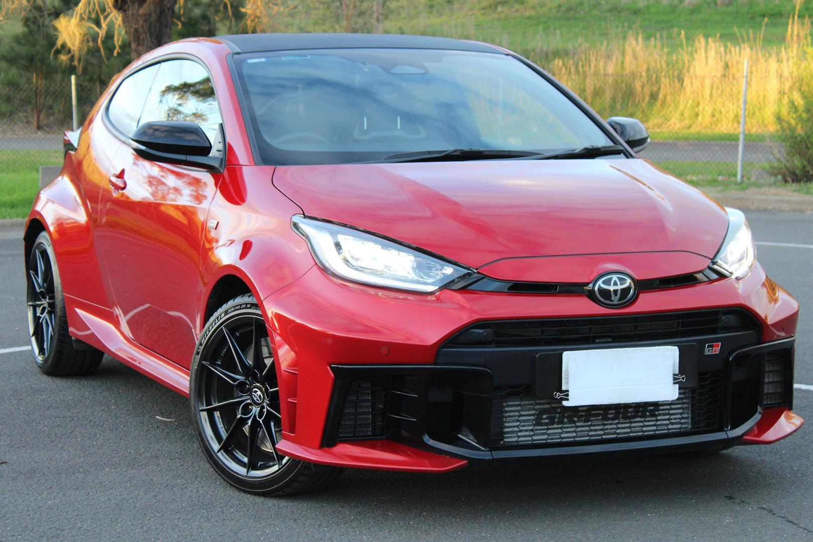 2025 Toyota Yaris GTS in Red