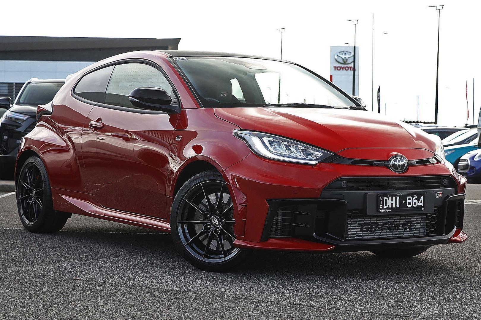 2025 Toyota Yaris GTS in Red