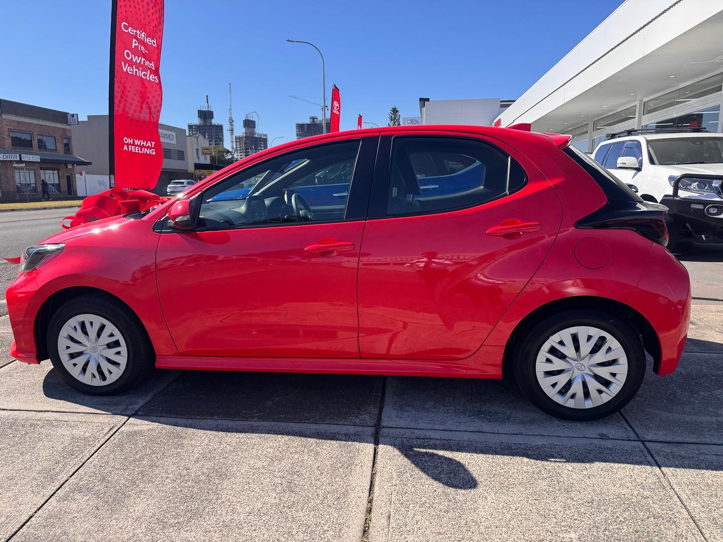 2021 Toyota Yaris Ascent Sport in Pink