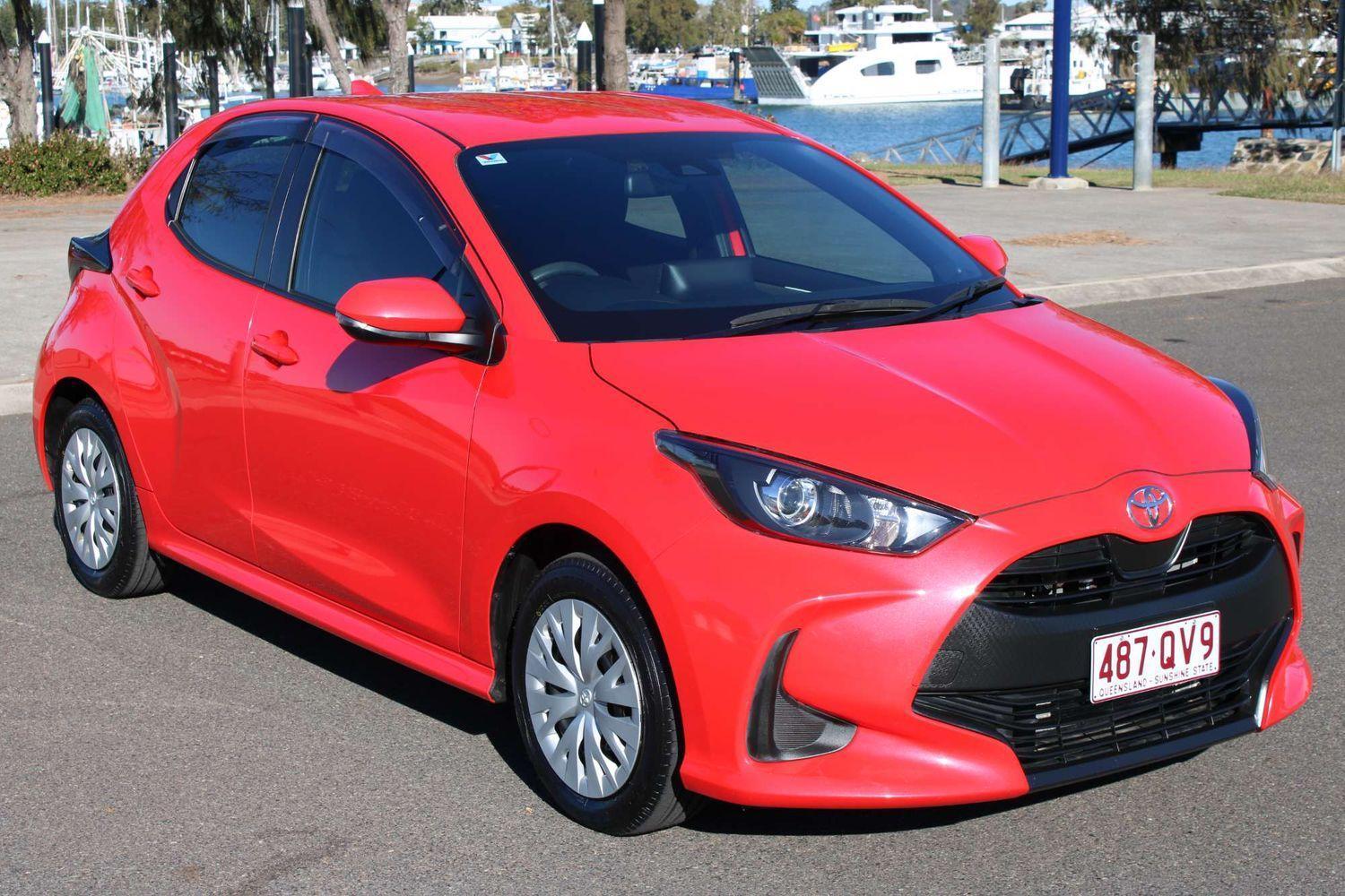 2021 Toyota Yaris Ascent Sport in Pink
