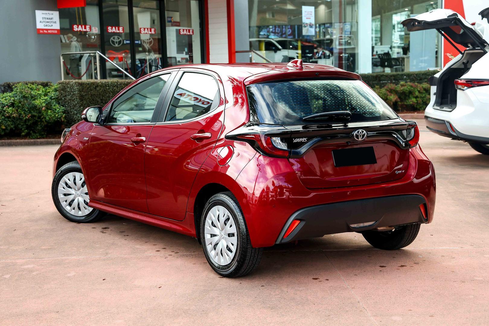 2025 Toyota Yaris Ascent Sport in Red