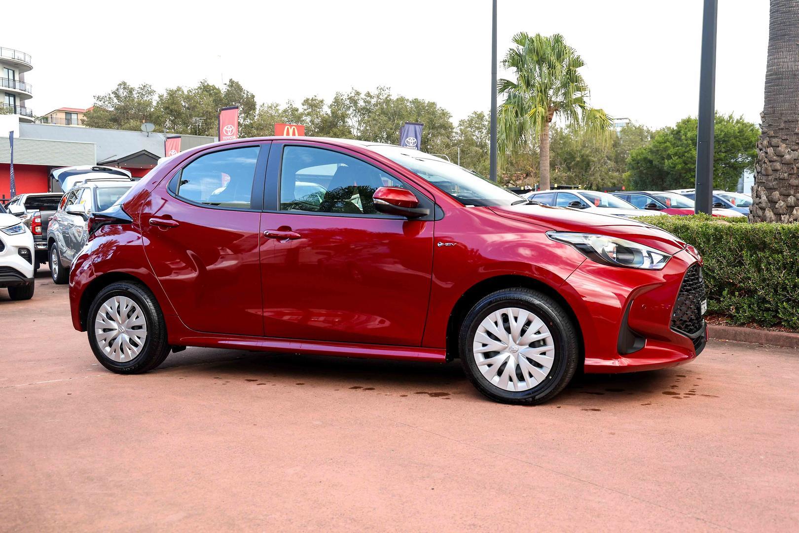 2025 Toyota Yaris Ascent Sport in Red