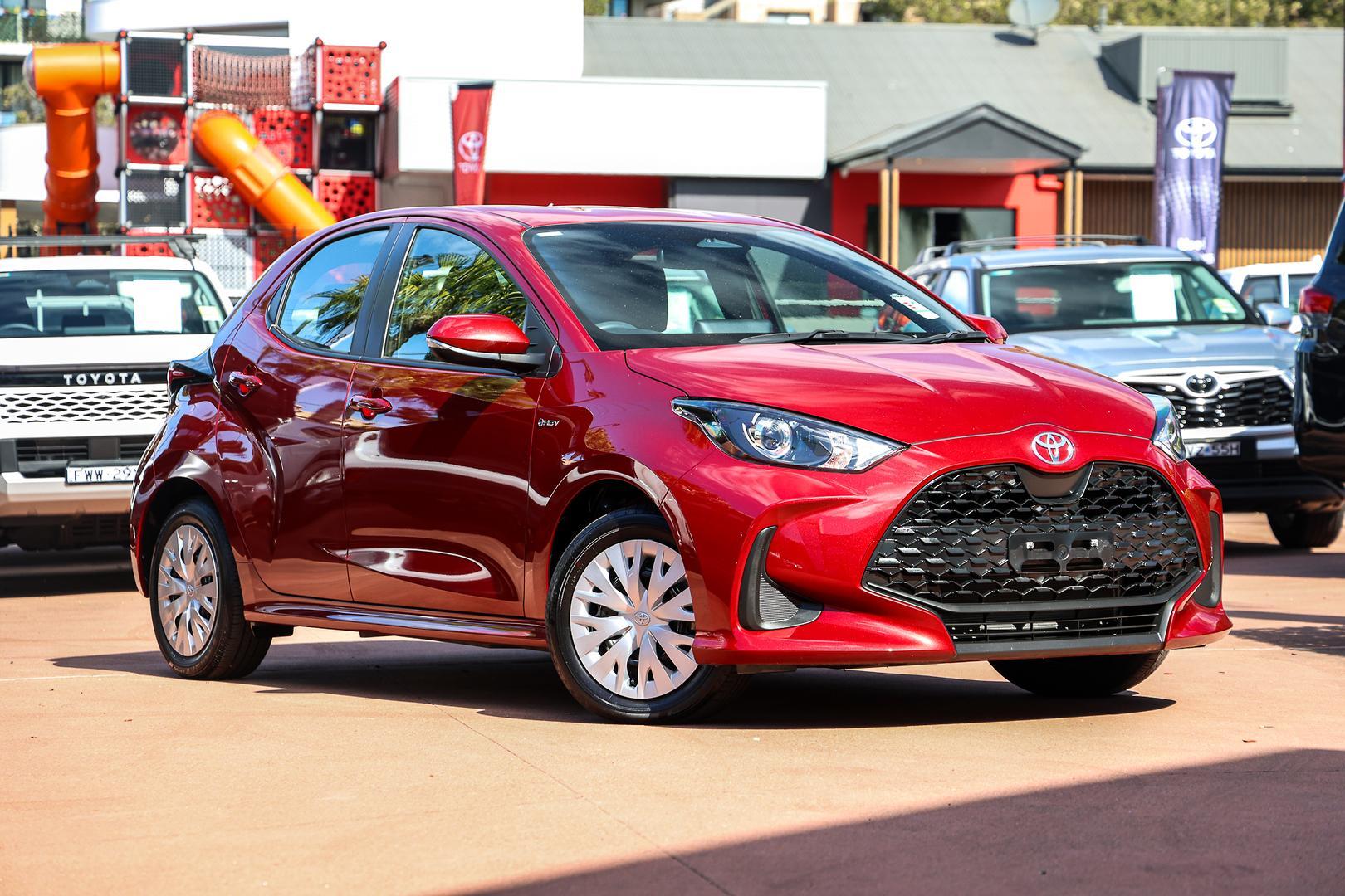 2024 Toyota Yaris Ascent Sport in Red