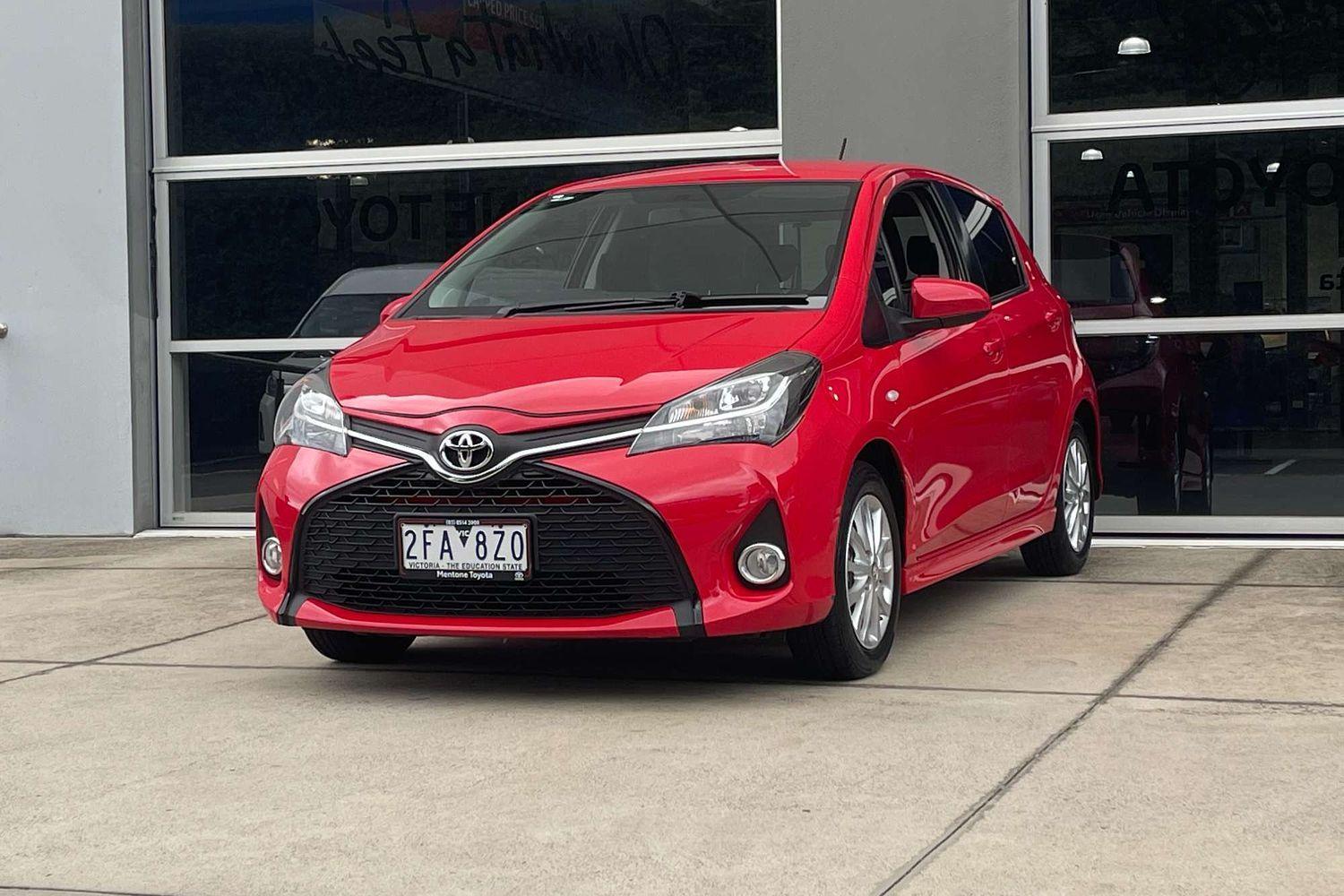 2016 Toyota Yaris ZR in Red