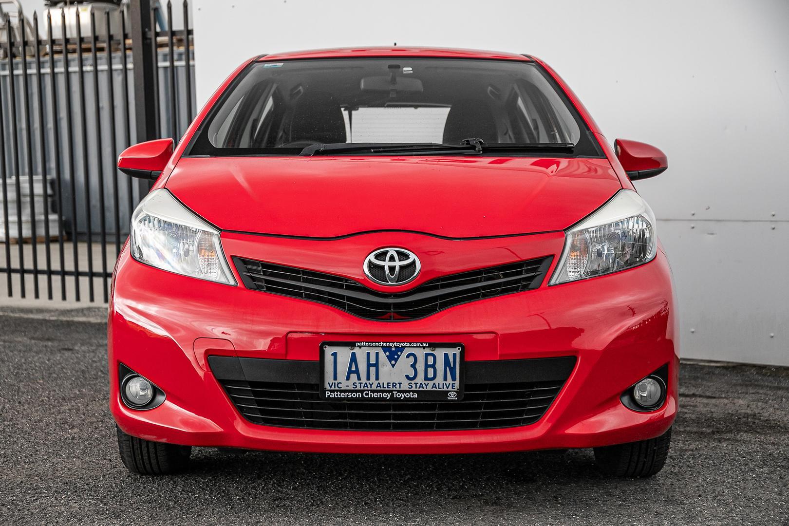 2013 Toyota Yaris YRX in Red