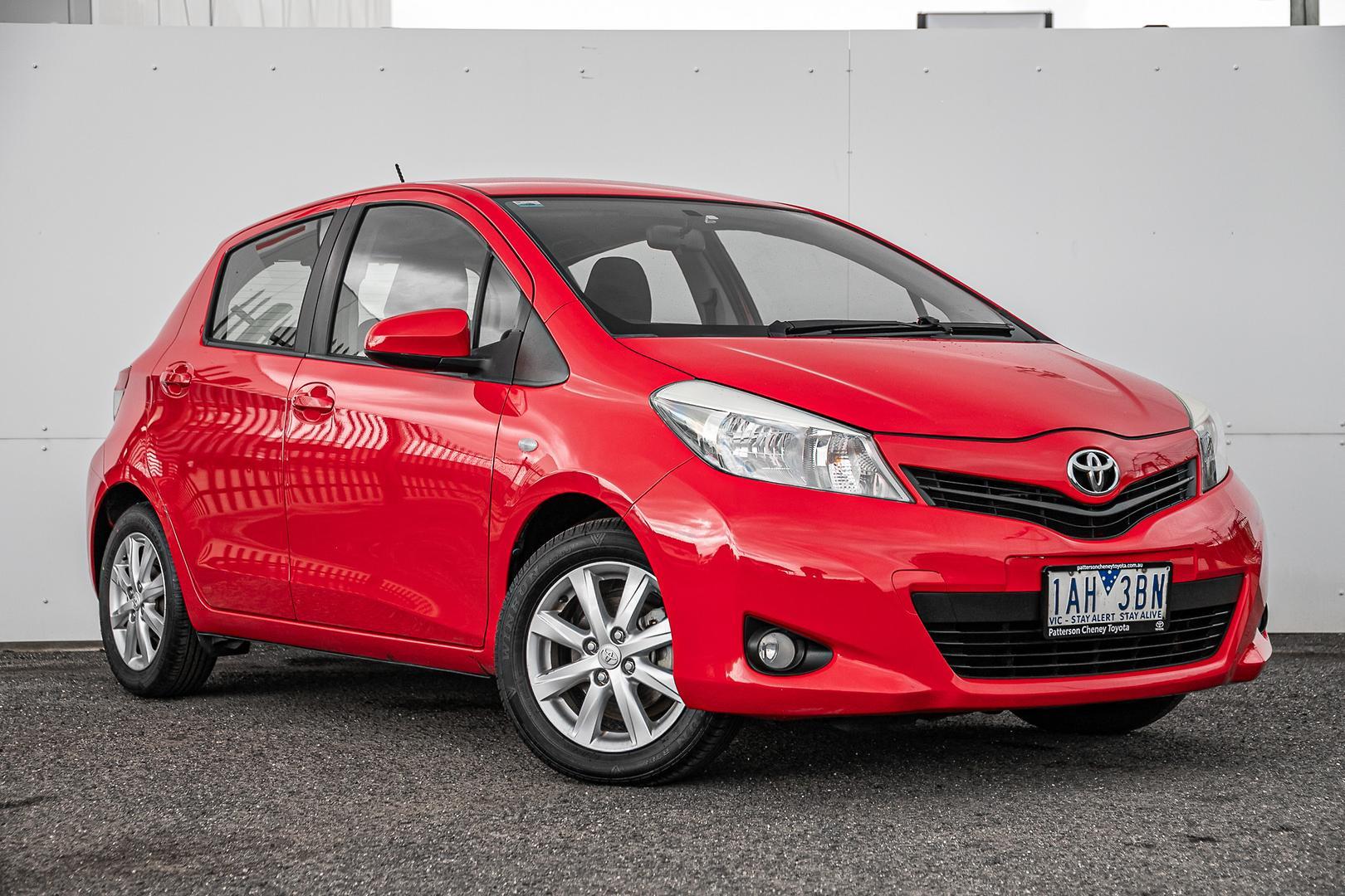 2013 Toyota Yaris YRX in Red