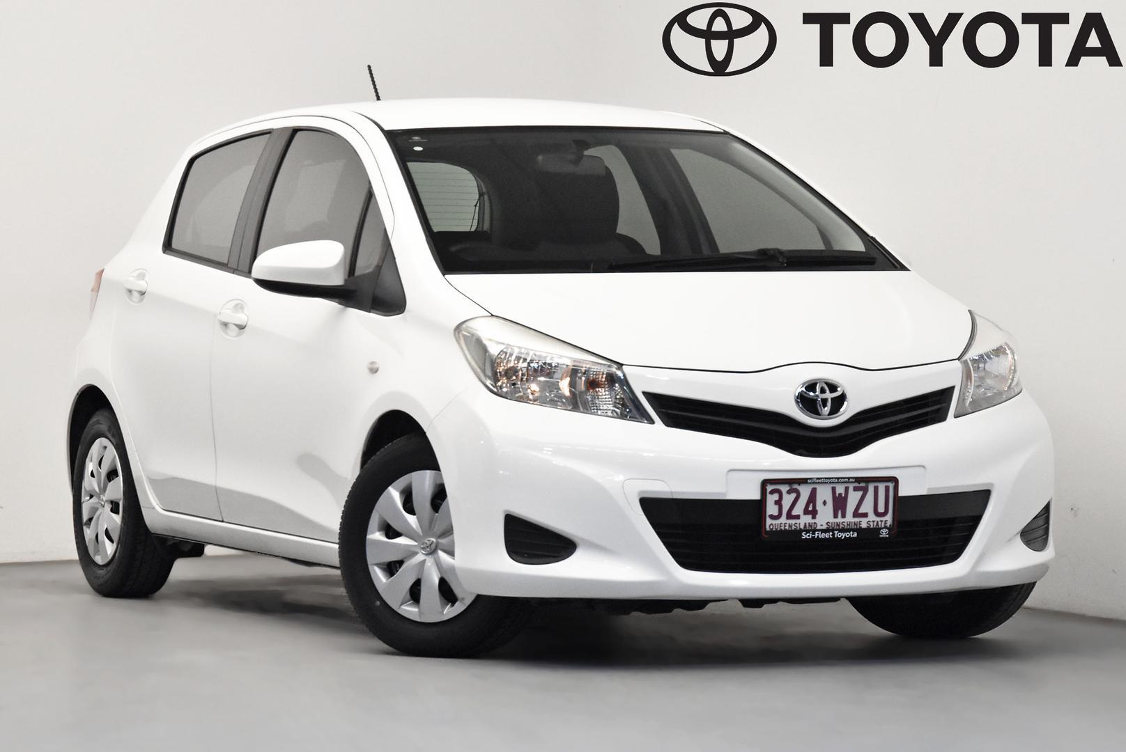 2013 Toyota Yaris YR in White