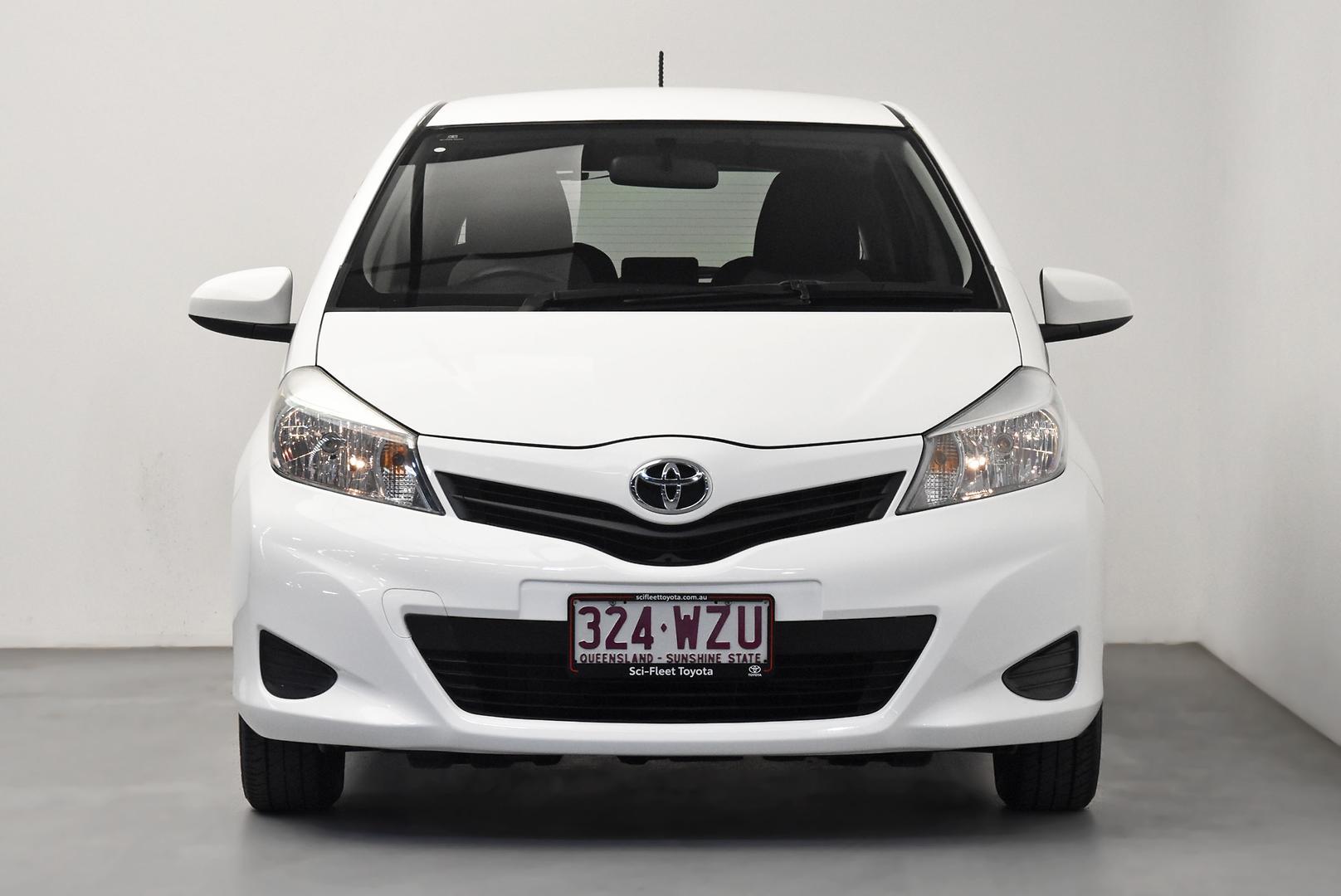 2013 Toyota Yaris YR in White
