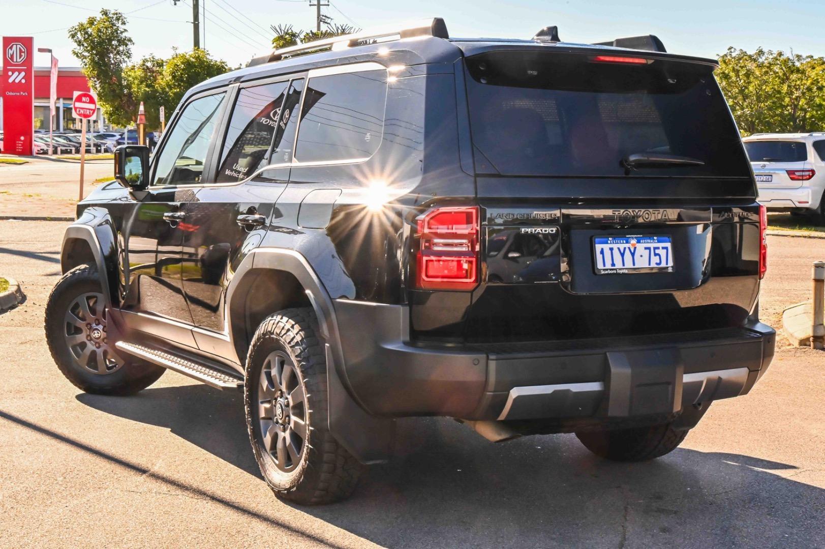 2025 Toyota Landcruiser Prado Altitude in Black