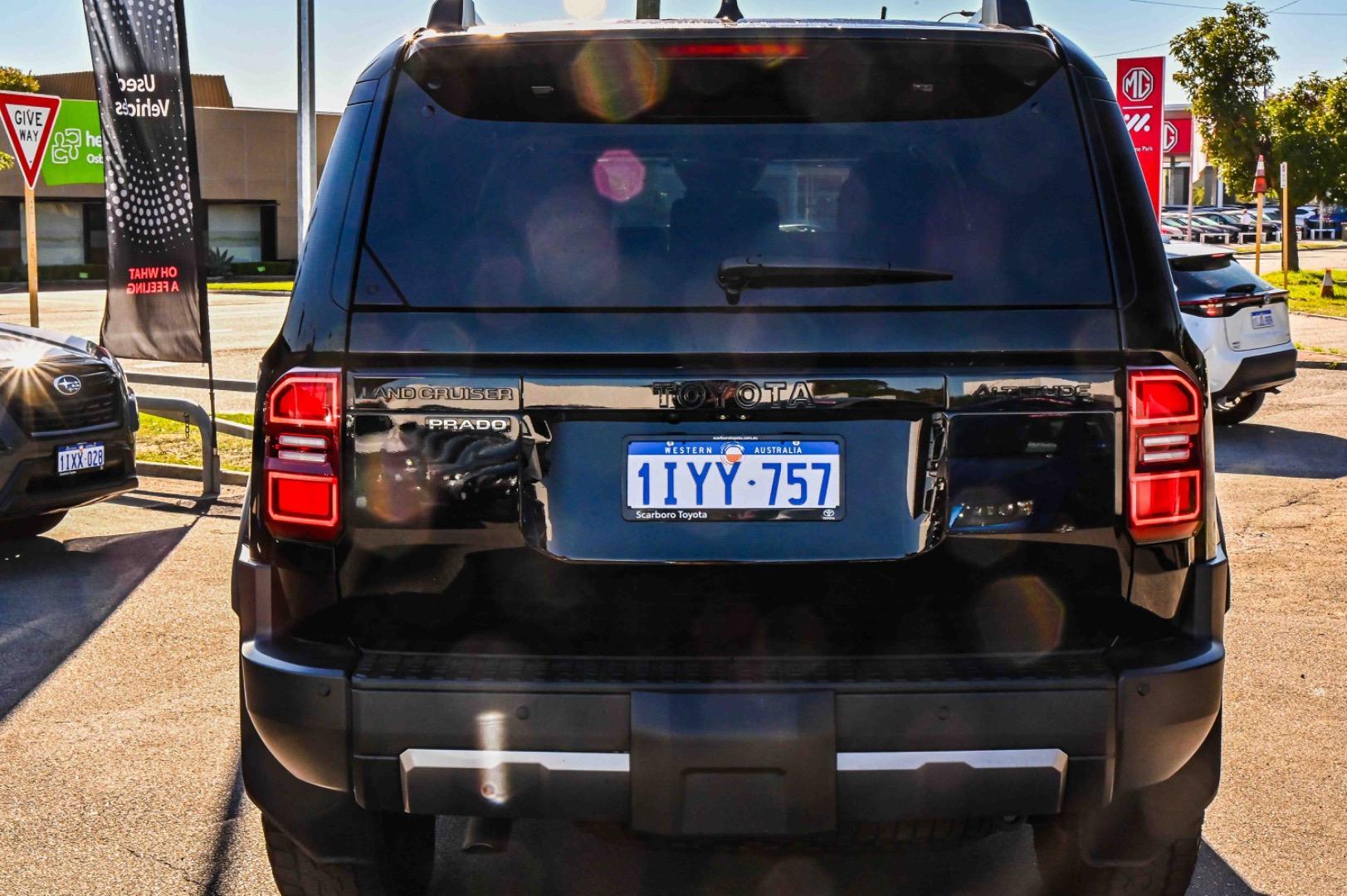 2025 Toyota Landcruiser Prado Altitude in Black