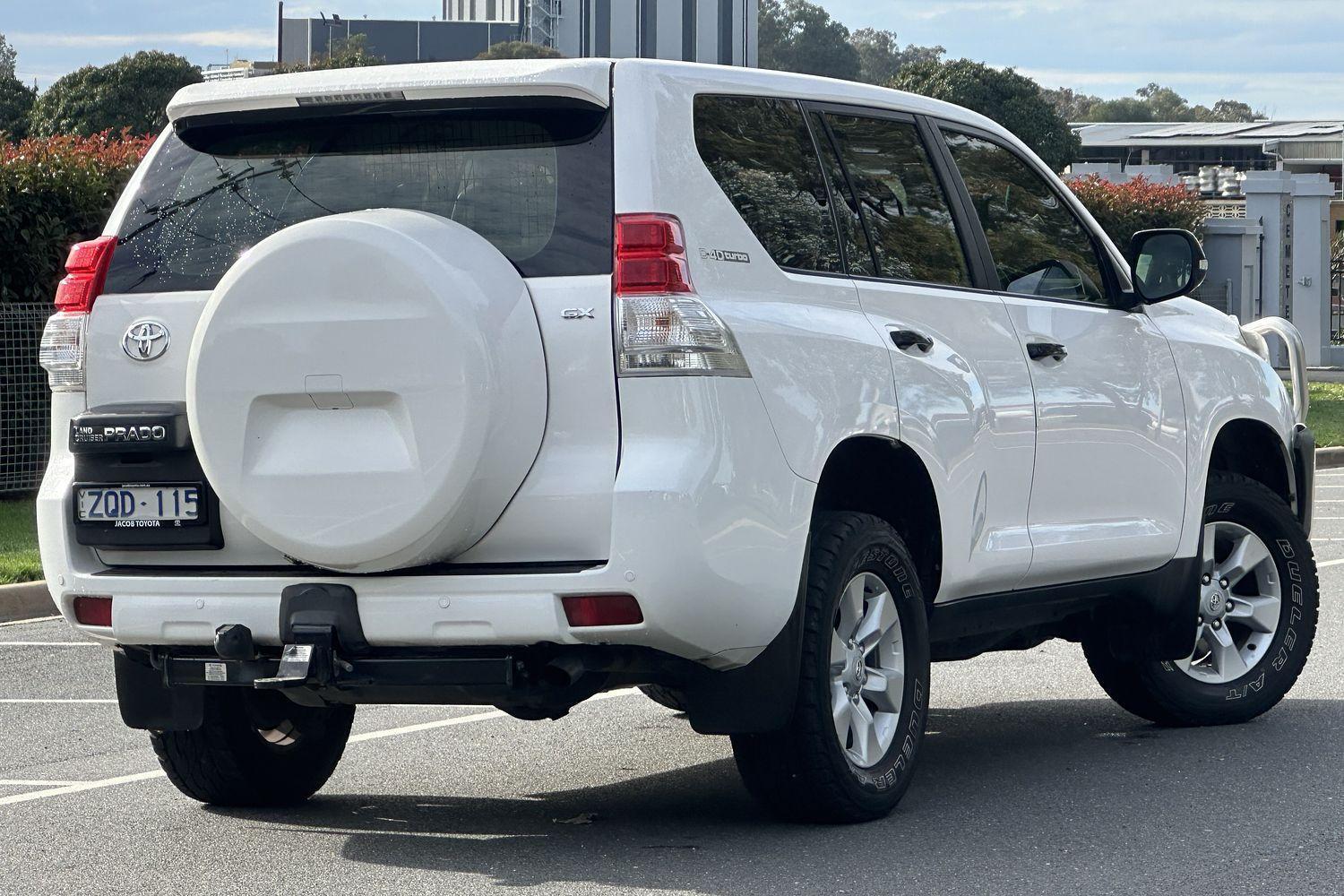 2011 Toyota Landcruiser Prado GX in White
