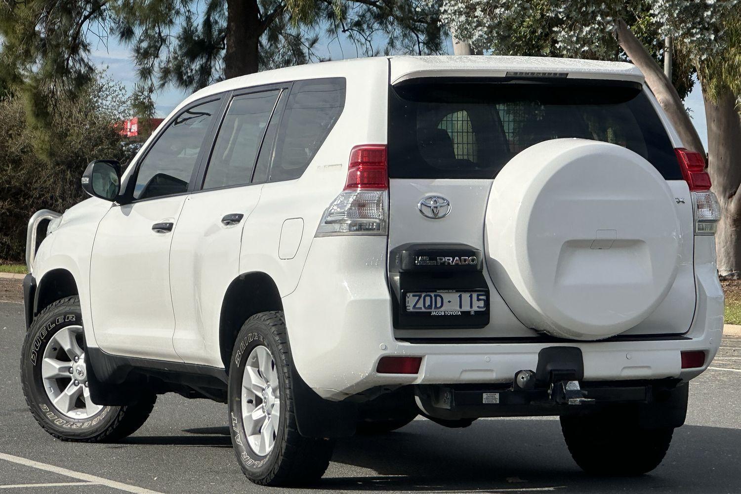2011 Toyota Landcruiser Prado GX in White