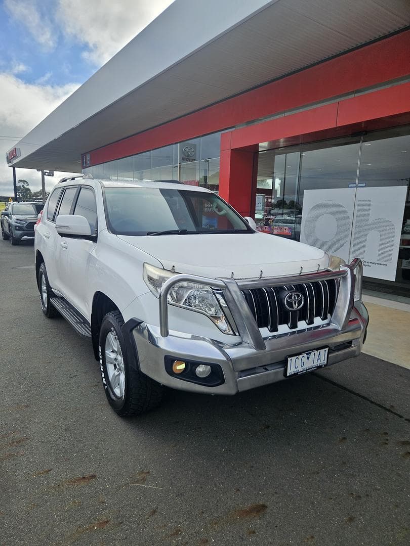2014 Toyota Landcruiser Prado GXL in White