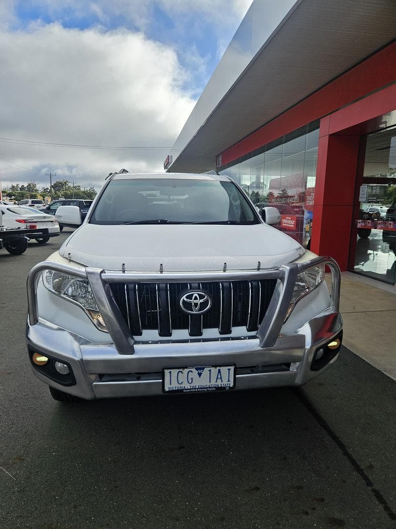 2014 Toyota Landcruiser Prado GXL in White