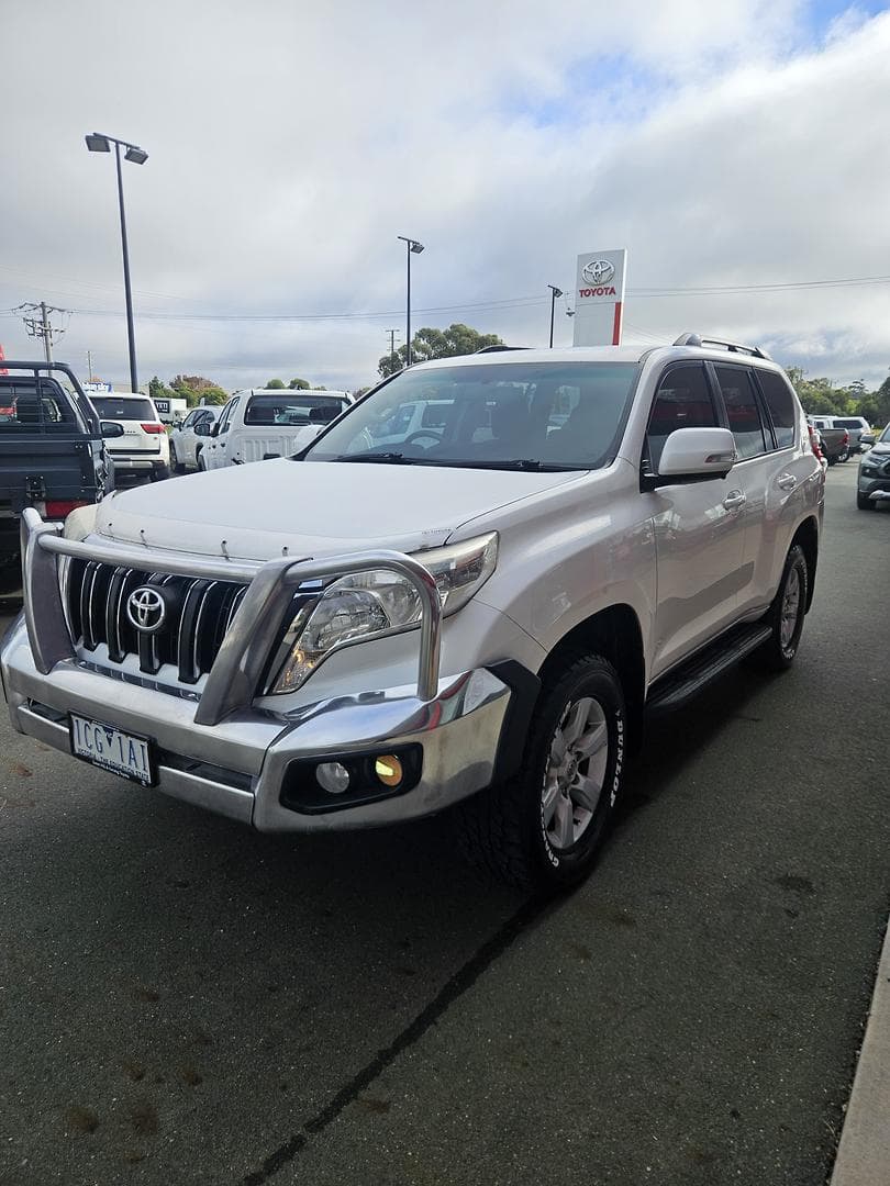 2014 Toyota Landcruiser Prado GXL in White
