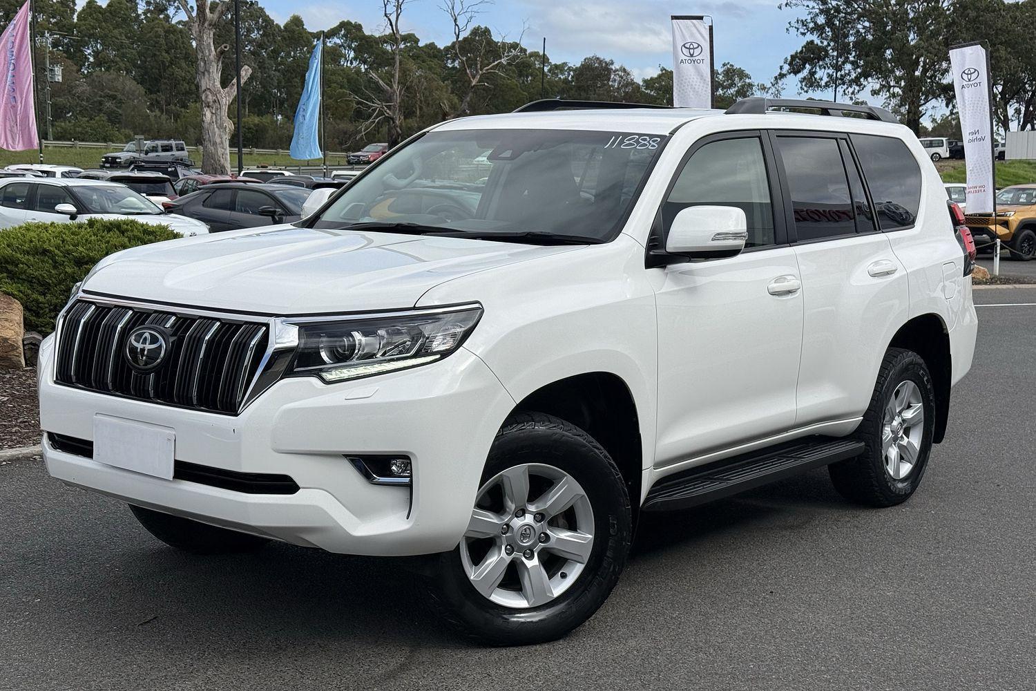 2022 Toyota Landcruiser Prado GXL in White