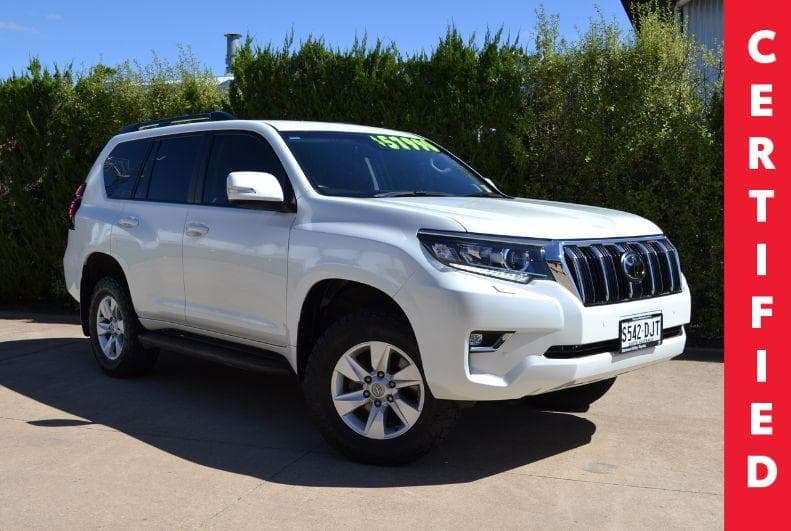 2020 Toyota Landcruiser Prado GXL in White