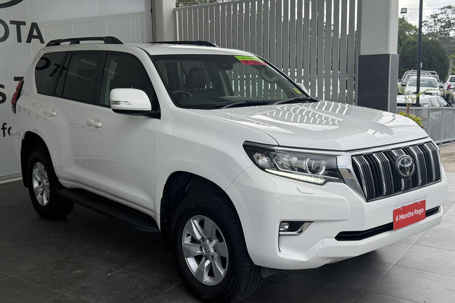 2022 Toyota Landcruiser Prado GXL in White