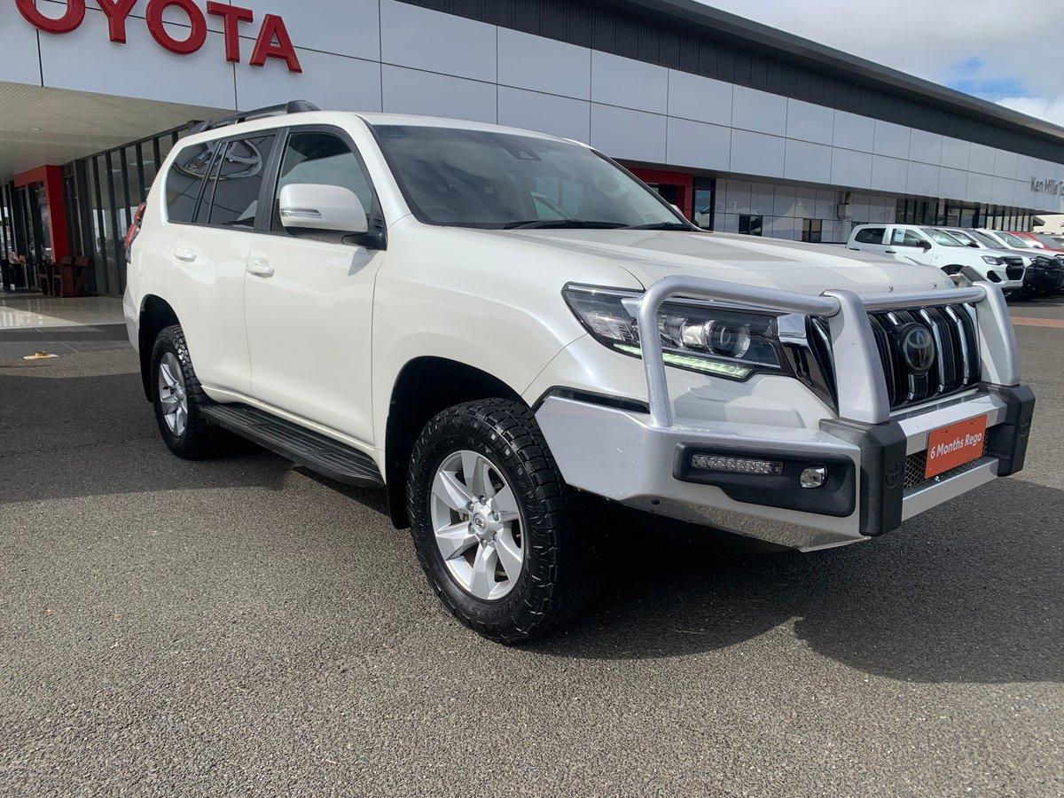 2017 Toyota Landcruiser Prado GXL in White