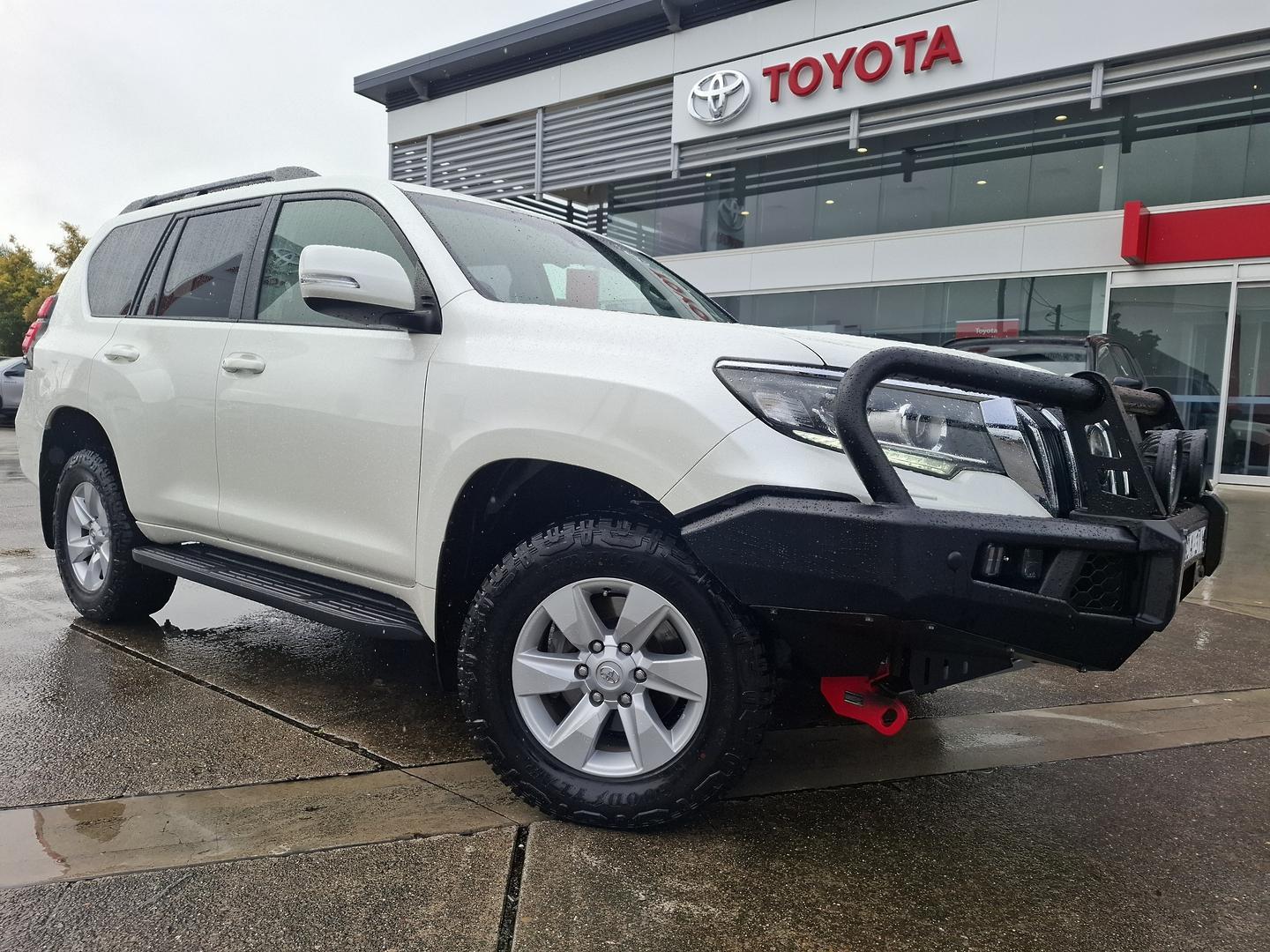 2018 Toyota Landcruiser Prado GXL in White